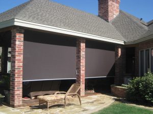 Manual Roll-Up Patio Shades Dallas