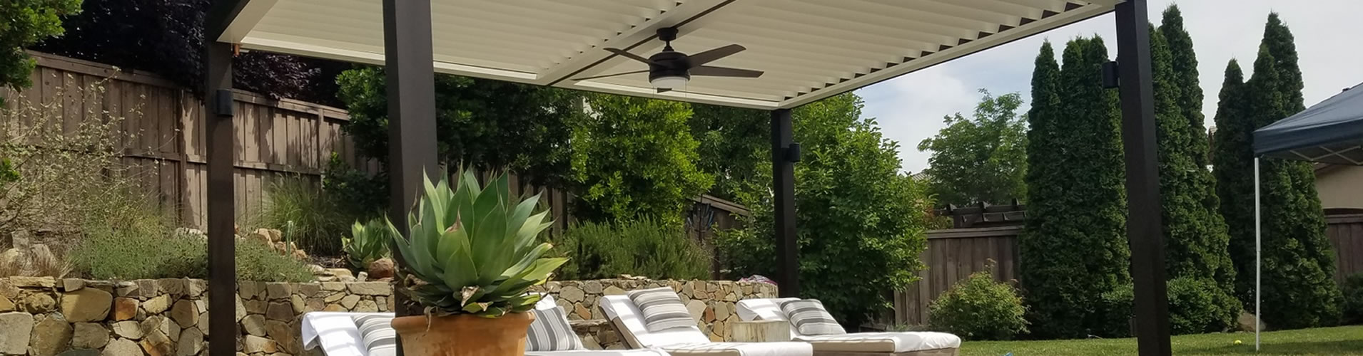 Dallas TX Patio Covers, Louvered Roof Systems
