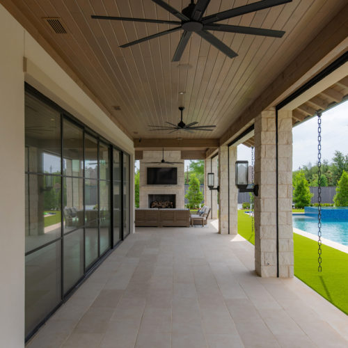 009 Palomar Dallas, TX Motorized Porch Shades