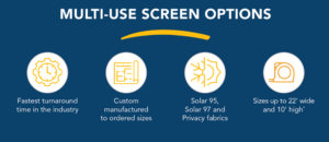 Screen options & features