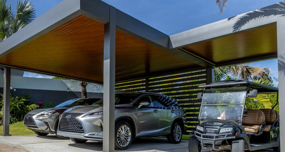 Azenco R-Car-Luxury Insulated Carport-Dallas